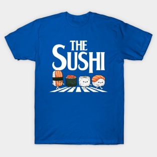 Sushi Stride: Roll Across the Road T-Shirt
